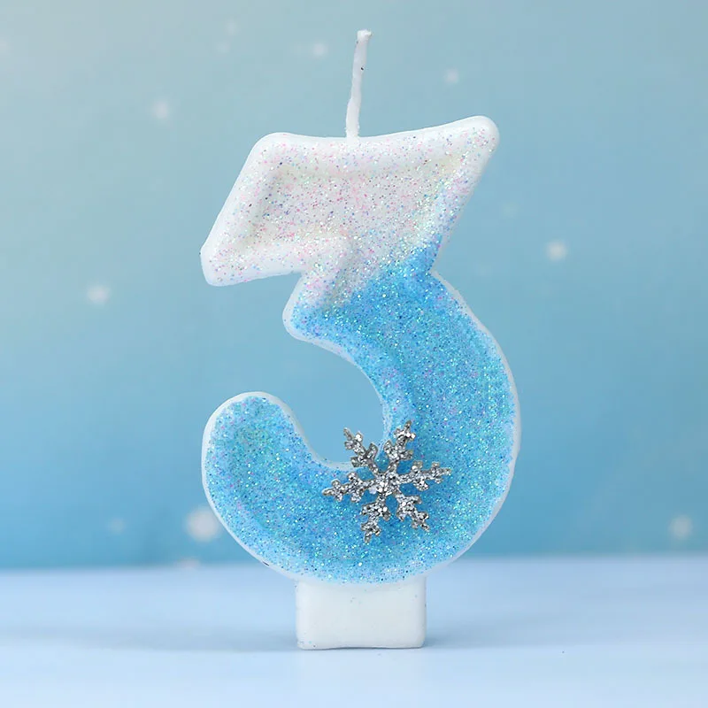 Frozen Snowflake Birthday Cand - Meal Prep Frozen review and price