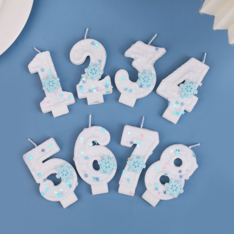 Glitter Snowflake White Number - Meal Prep Frozen review and price
