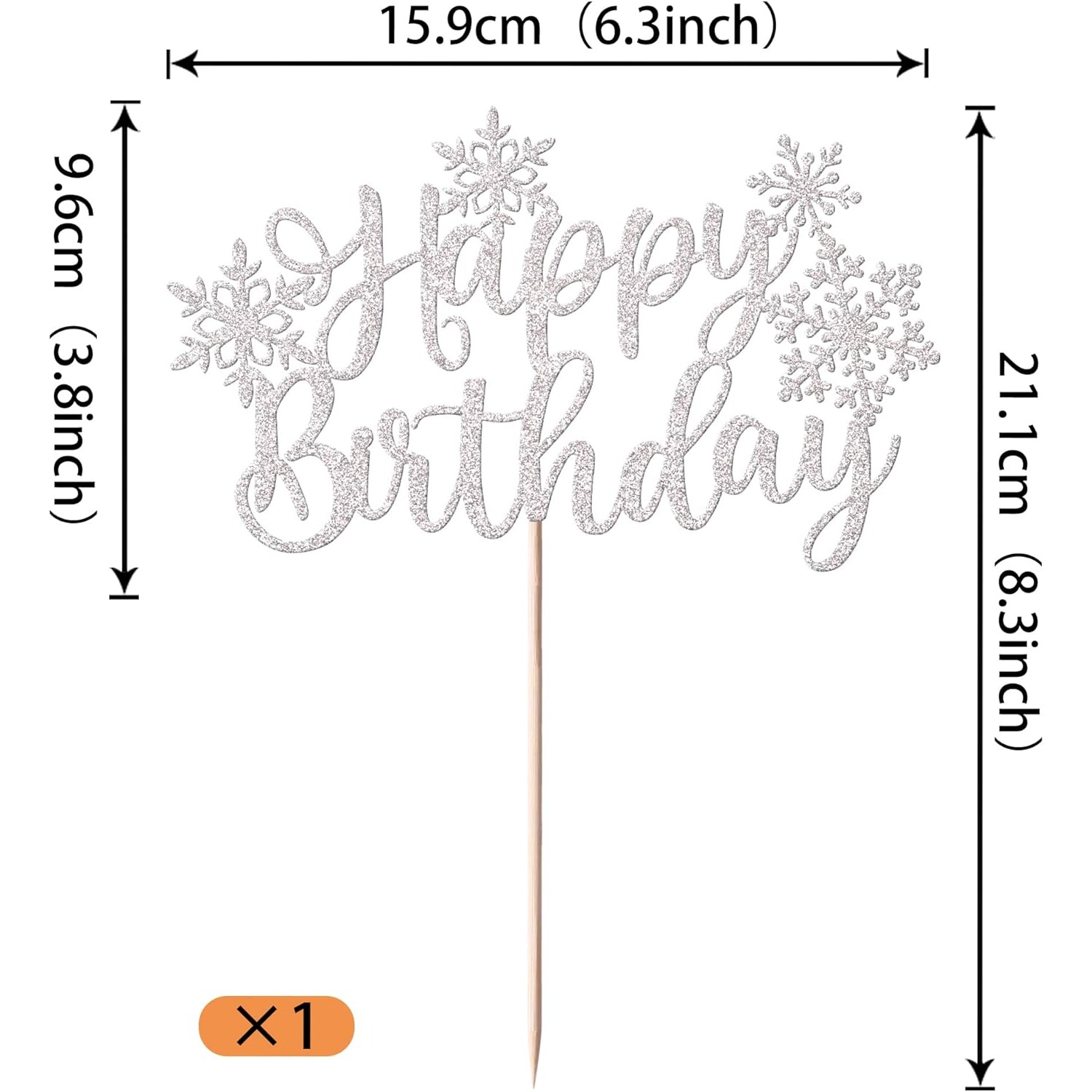 1 Pack Snowflake Happy Birthda - Meal Prep Frozen review and price