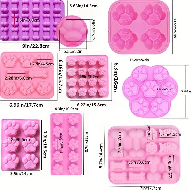Dog Paw Bone Mold Pet Frozen T - Meal Prep Frozen review and price