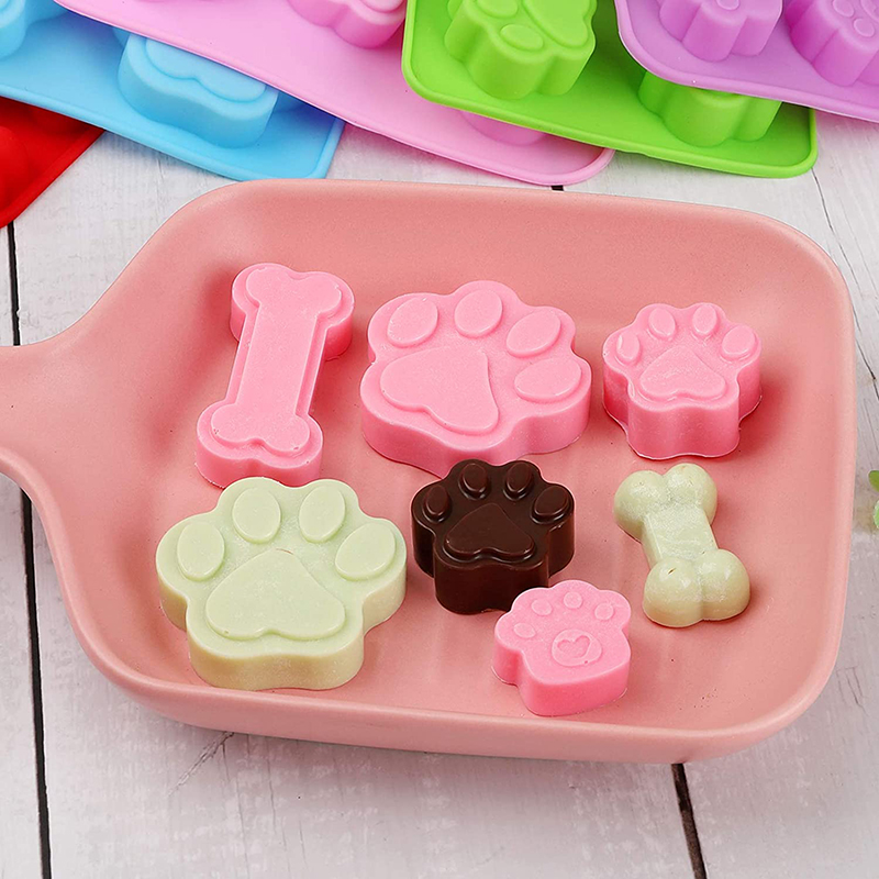 Dog Paw Bone Mold Pet Frozen T - Meal Prep Frozen review and price